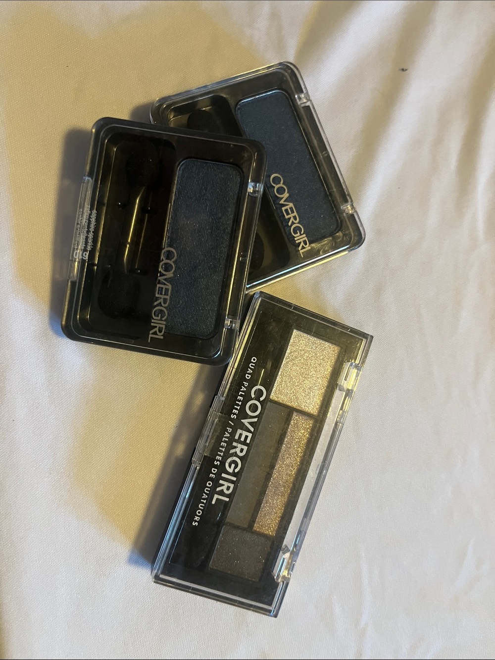 COVERGIRL Eyeshadow Palettes — Navy Blue & Shimmery Neutral Quads
